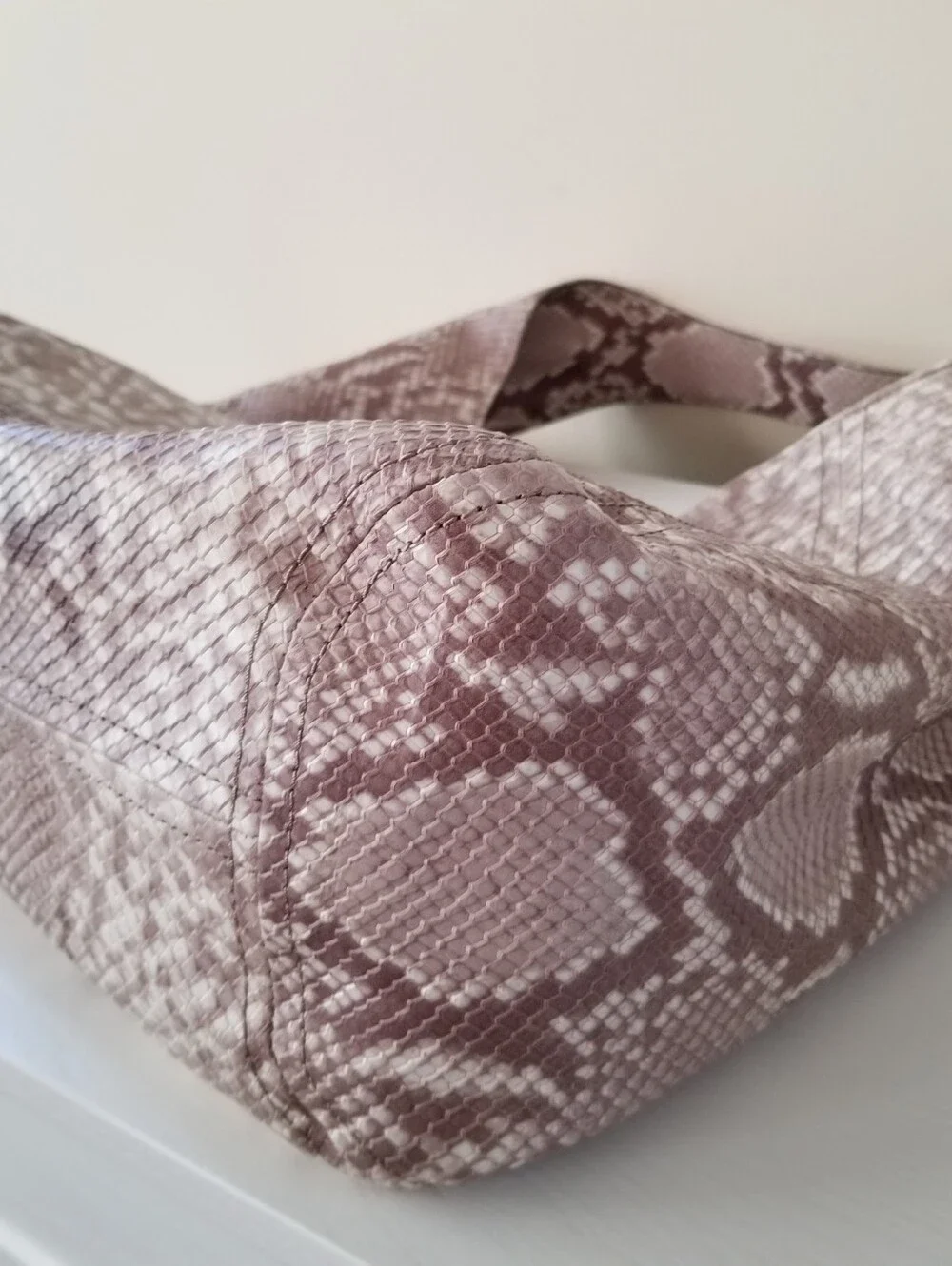 Michael Kors Reptile Slouchy Hobo Shoulder Bag